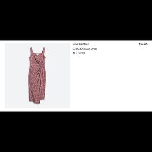 Nine Britton Greta Knit Midi Dress